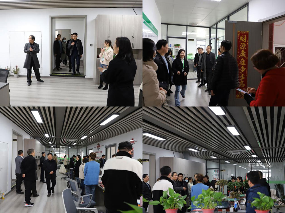 高新區(qū)北區(qū)領(lǐng)導(dǎo)一行蒞臨我司參觀(guān)慰問(wèn)